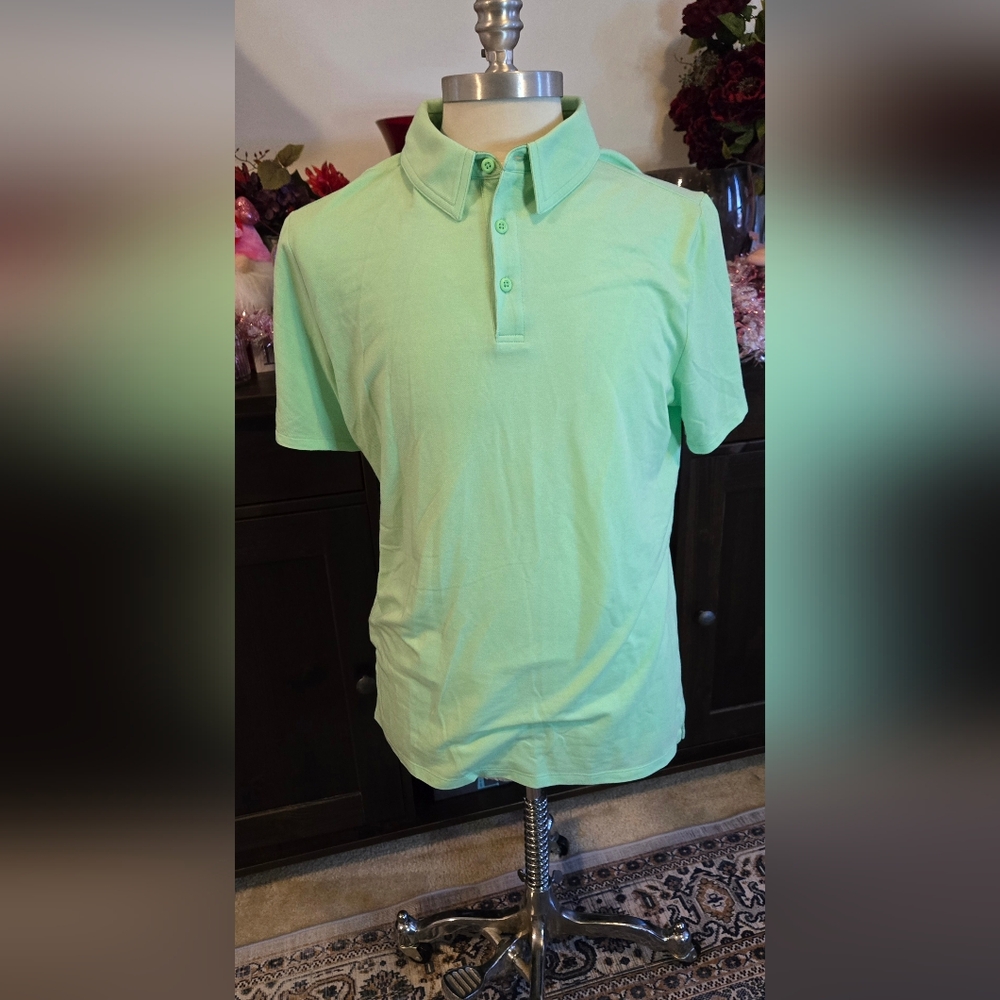 All in motion  Light Green Polo Shirt